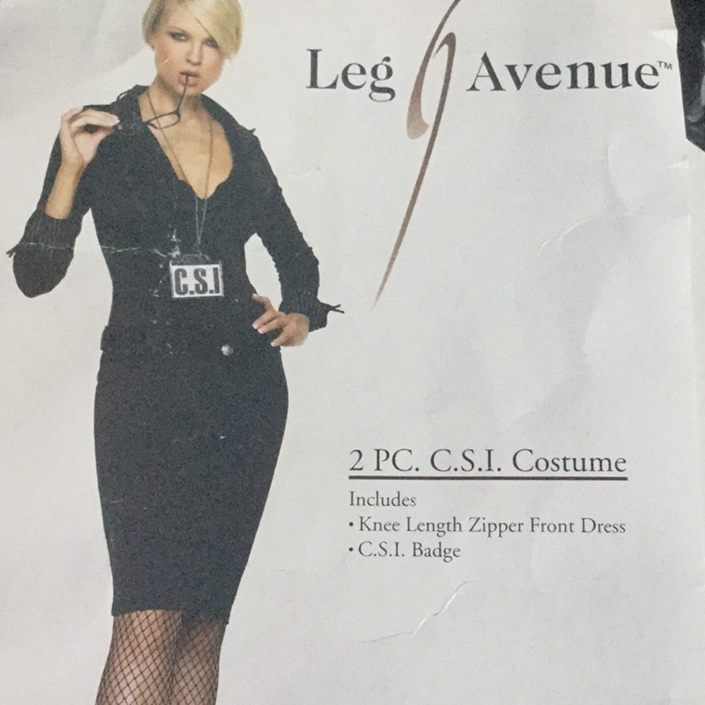 Leg avenue CSI Costume. NWT. Never worn. 2 piece.